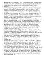 Eseja 'A Cultural Study of Singapore', 1.