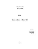 Referāts 'Okazionālismi publicistikā', 1.