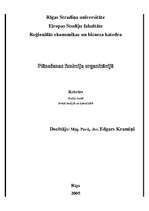 Referāts 'Plānošanas funkcija organizācijā', 1.