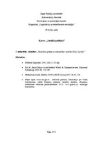 Konspekts 'Veselības aprūpe un sabiedrības veselība Eiropas Savienībā un Latvijā', 1.