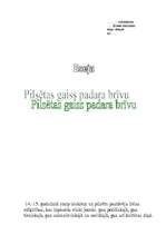 Eseja 'Pilsētas gaiss padara brīvu', 1.