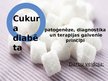 Prezentācija 'Cukura diabēta patoģenēze, diagnostika un terapijas galvenie principi', 1.