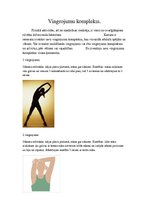 Konspekts 'Vingrojumu komplekss pamatskolai', 1.