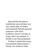 Referāts 'Sintakse', 2.