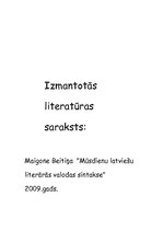 Referāts 'Sintakse', 10.