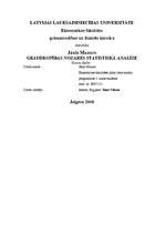 Referāts 'Graudkopības statistiskā analīze', 1.