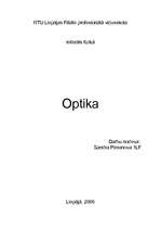 Referāts 'Optika', 1.