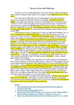 Konspekts 'Famous Аrtists and Мarketing', 1.