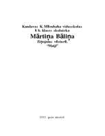 Referāts 'Maiji', 1.