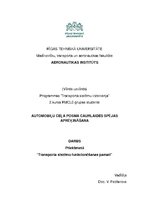 Referāts 'Caurlaides spējas aprēķināšana', 1.