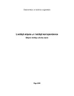 Referāts 'Etiķete lietišķa cilvēka dzīvē', 1.