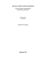 Konspekts 'Socioloģija', 1.