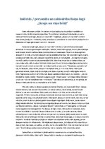 Eseja 'Indivīds un sabiedrība Raiņa lugā "Jāzeps un viņa brāļi"', 1.