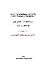 Referāts 'Karla Gustava Junga analītiskā psiholoģija. Personība un agresija', 8.