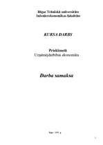 Referāts 'Darba samaksa', 1.