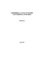 Referāts 'Sabiedrības, valsts un tiesību savstarpējās attiecības', 1.