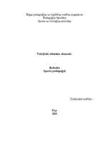 Referāts 'Volejbola tehniskie elementi', 1.
