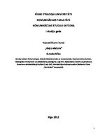 Konspekts 'Baroka kultūra Rietumeiropā. Aristokrātiskais baroks un tautas baroks. Reprezent', 1.