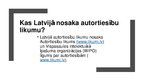 Prezentācija 'Autortiesību likums', 6.