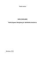 Diplomdarbs 'Darba līguma izbeigšana pēc darbinieka iniciatīvas', 1.