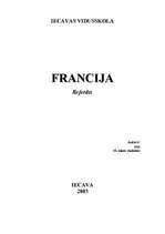 Referāts 'Francija', 1.