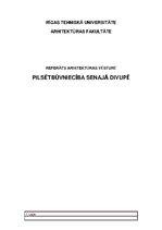 Referāts 'Pilsētbūvniecība Senajā Divupē', 1.