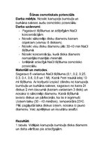 Konspekts 'Šūnas osmotiskais potenciāls', 1.