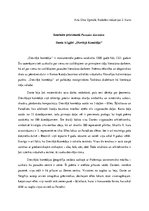 Eseja 'Dante Aligjēri "Dievišķā komēdija"', 1.