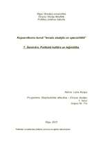 Eseja 'Politiskā kultūra un leģitimitāte', 1.