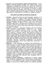 Konspekts 'Aktuālās sociālās problēmas Latvijā un pasaulē', 2.