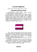 Referāts 'Latvijas simbolika', 1.