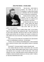 Eseja 'Žans Pols Sartrs - cilvēka daba', 1.