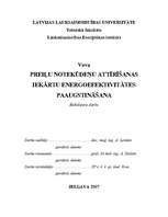 Referāts 'Preiļu notekūdeņu attīrīšanas iekārtu energoefektivitātes paaugstināšana', 1.