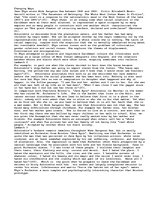 Eseja 'Wide Sargasso sea: Changing ways ', 1.