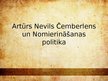 Prezentācija 'Artūrs Nevils Čemberlens', 1.