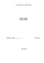 Prakses atskaite 'SIA "X" finanšu analīze', 1.