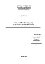 Referāts 'Pasaules Tirdzniecības organizācija un tās nozīme Latvijas ārējā tirdzniecībā', 1.