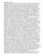 Eseja 'Child Development: Aattachment in Infancy', 1.