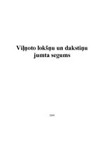 Konspekts 'Viļņoto lokšņu un dakstiņu jumta segumu salīdzinājums', 1.