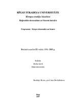Referāts 'Bezdarba analīze ES valstīs ', 1.