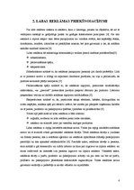 Referāts 'Reklāmas satura un faktiskā izpildījuma novērtējums', 6.