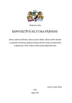 Referāts 'Konvektīvā siltuma pārnese', 1.