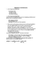 Konspekts 'Present Tenses, Past Tenses and Future Tenses', 2.