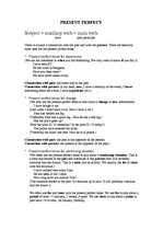 Konspekts 'Present Tenses, Past Tenses and Future Tenses', 3.