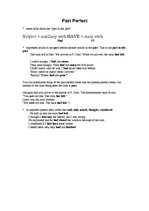 Konspekts 'Present Tenses, Past Tenses and Future Tenses', 7.