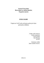 Referāts 'Uzņēmuma "Top!" preču sortimenta analīze pēc visiem galvenajiem rādītājiem', 1.