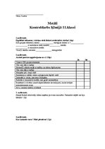 Paraugs 'Kontroldarbs ķīmijā', 1.