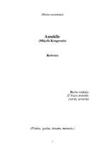 Referāts 'Auseklis', 1.