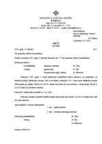 Paraugs 'Materiālo vērtību norakstīšanas akts', 2.