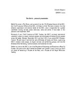 Eseja 'Tim Davie - personal presentation', 1.